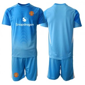 Manchester United Brankářské Dětské Domácí dres komplet 2025-26 Krátký Rukáv (+ trenýrky)